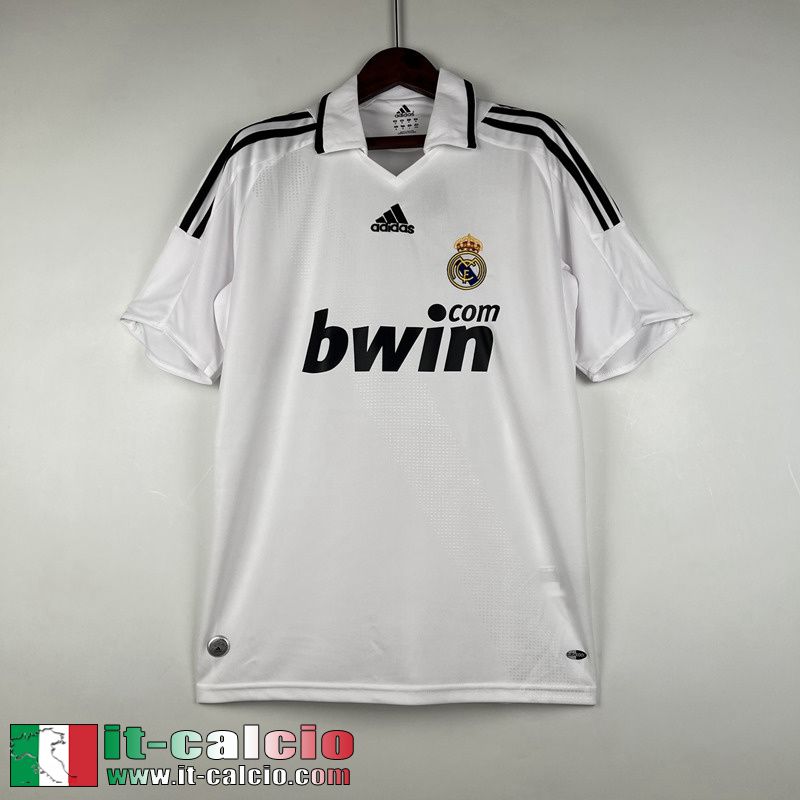 Real Madrid Retro Maglia Calcio Prima Uomo 08-09 FG327