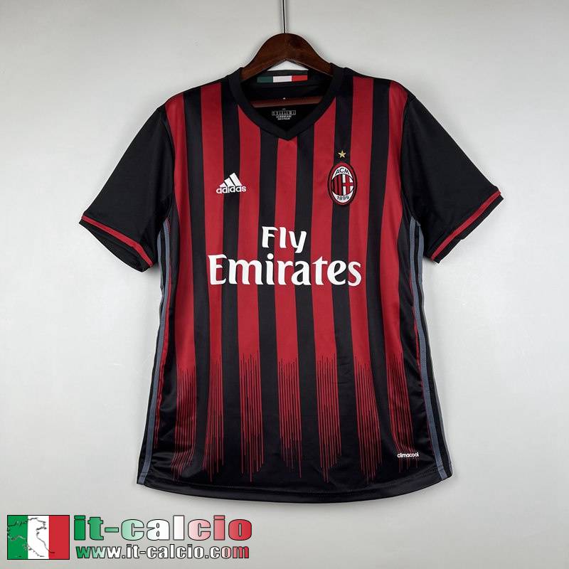 AC Milan Retro Maglia Calcio Prima Uomo 16-17 FG348