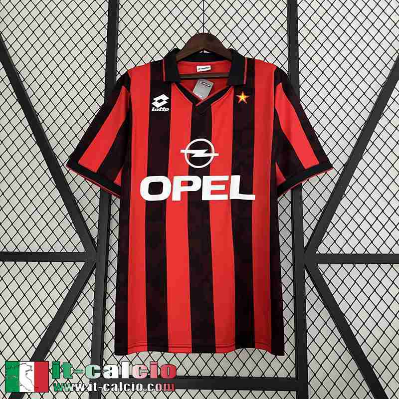 AC Milan Retro Maglia Calcio Prima Uomo 88-89 FG361