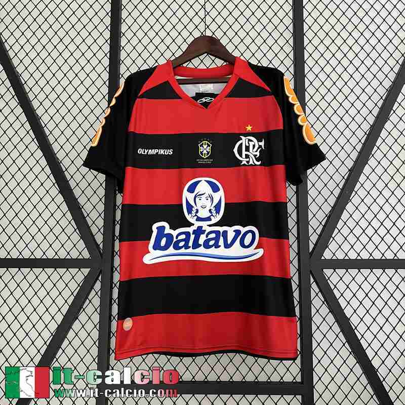 Flamengo Retro Maglia Calcio Prima Uomo 2010 FG363