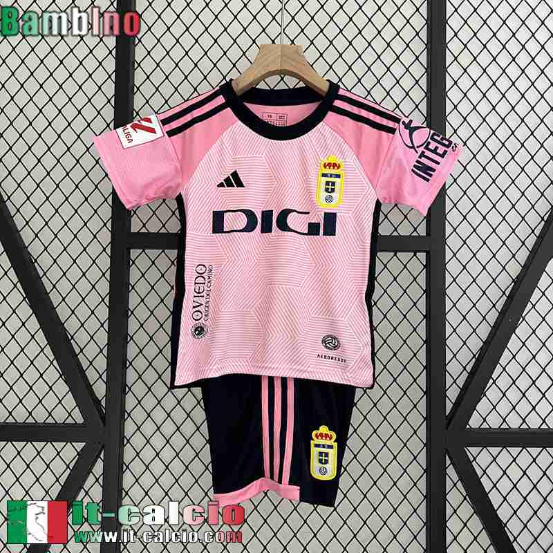 Oviedo Maglia Calcio Seconda Bambini 2023 2024