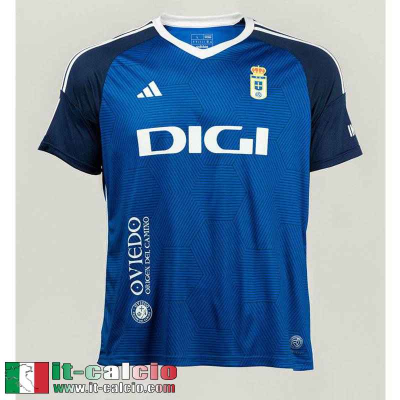 Oviedo Maglia Calcio Prima Uomo 2023 2024