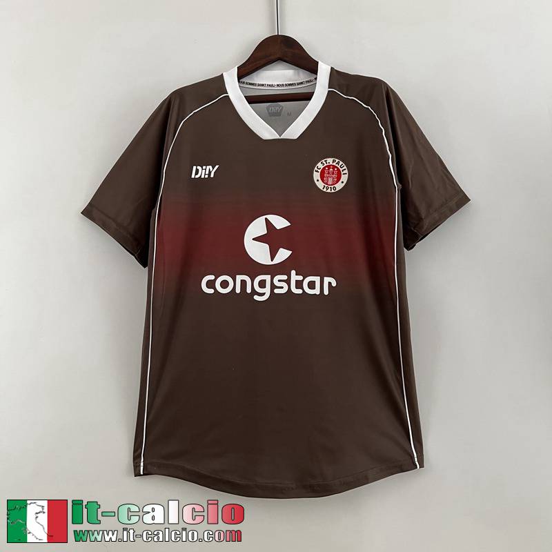 St Pauli Maglia Calcio Prima Uomo 2023 2024