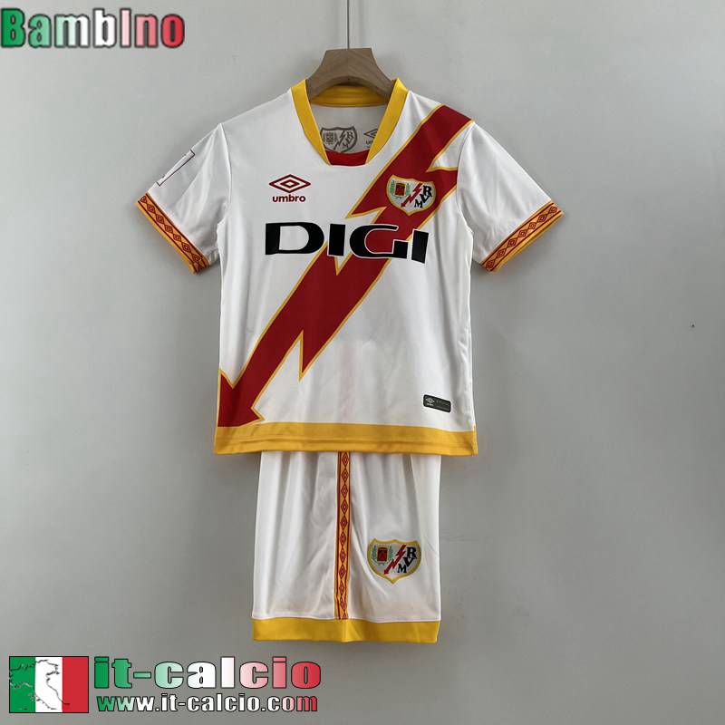 Rayo Vallecano Maglia Calcio Prima Bambini 2023 2024