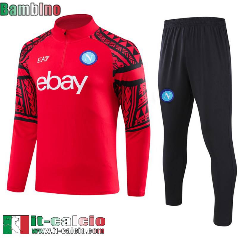 Nap0li Tute Calcio + PANTALONI Bambini 2023 2024 C67