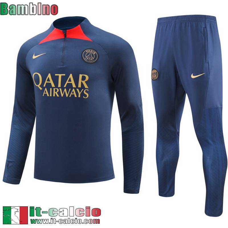 PSG Tute Calcio + PANTALONI Bambini 2023 2024 C68