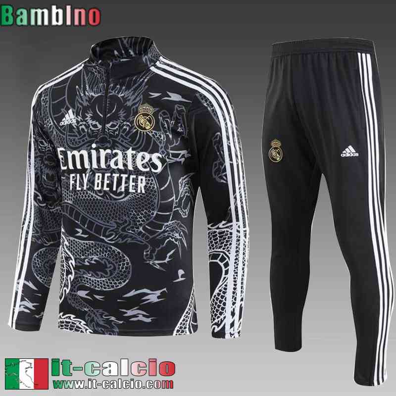 Real Madrid Tute Calcio + PANTALONI Bambini 2023 2024 C70