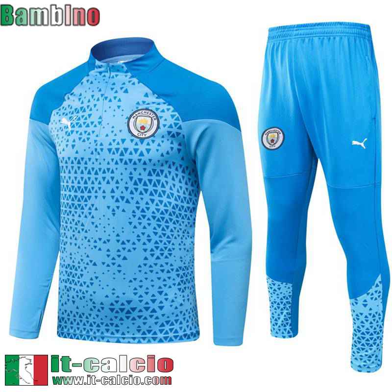 Manchester City Tute Calcio + PANTALONI Bambini 2023 2024 C78