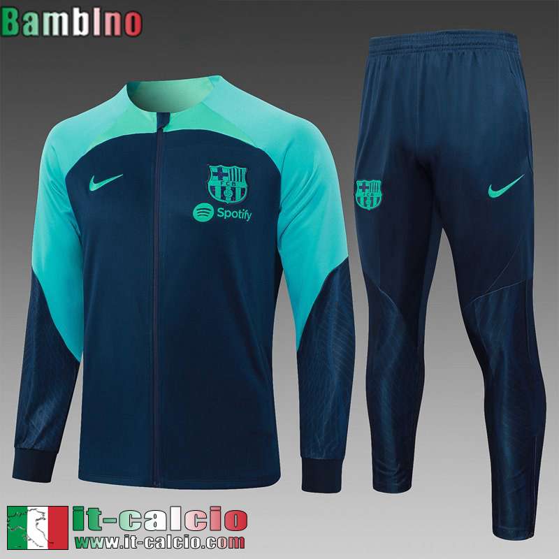 Barcellona Full-Zip Giacca Bambini 2023 2024 C94