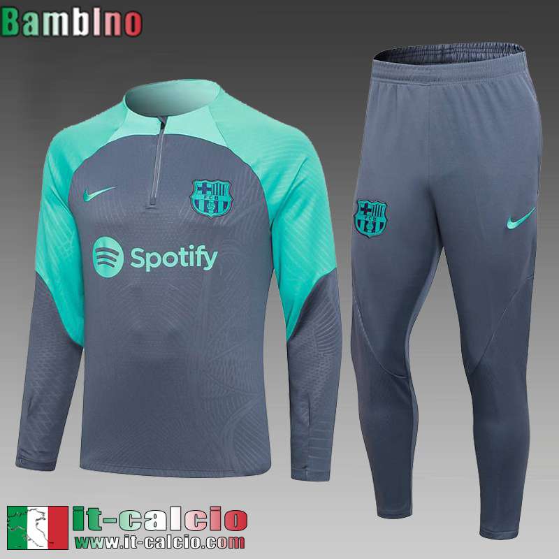 Barcellona Tute Calcio + PANTALONI Bambini 2023 2024 C106