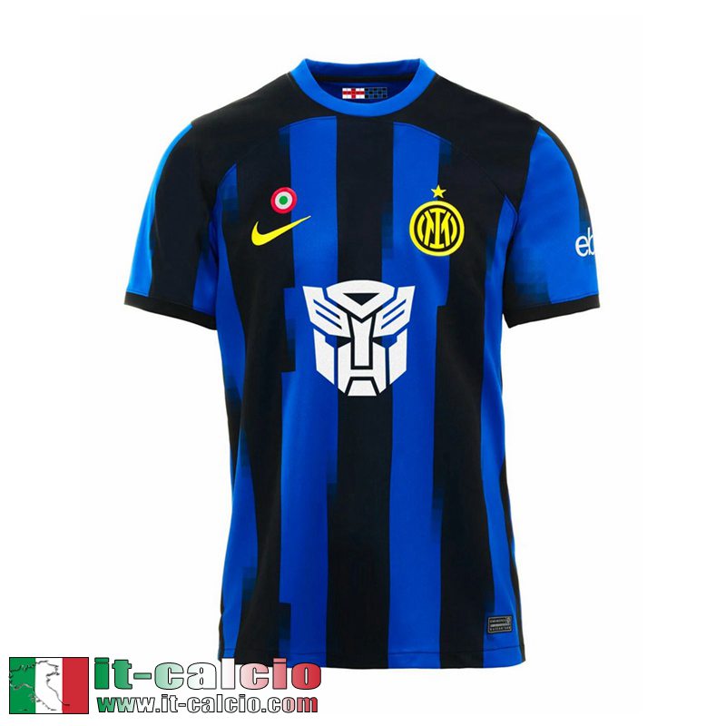 Inter Milan Transformers Maglia Calcio Prima Uomo 2023 2024