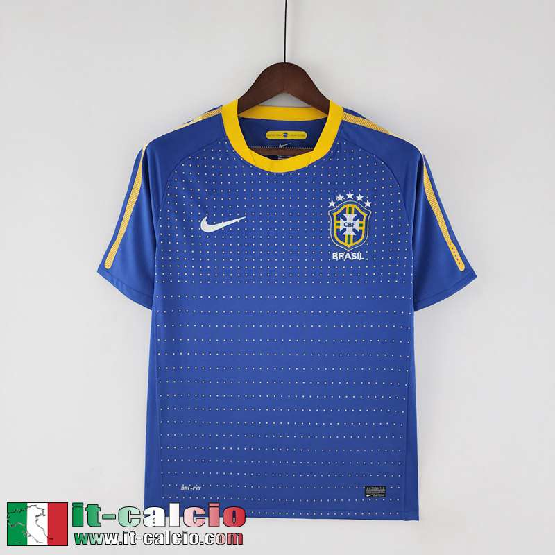 Brasile Retro Maglia Calcio Seconda Uomo 2010 FG224