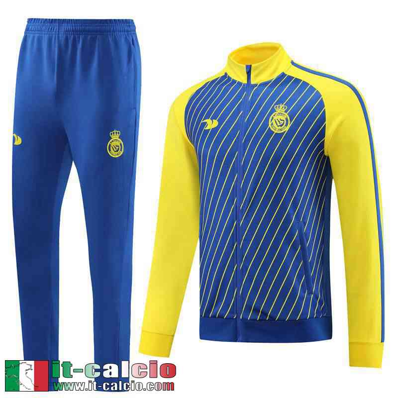 Al-Nass Full-Zip Giacca blu giallo Uomo 2023 2024 JK681