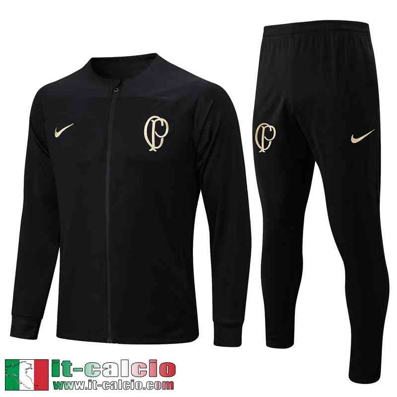 Corinthians Full-Zip Giacca nero Uomo 2023 2024 JK696