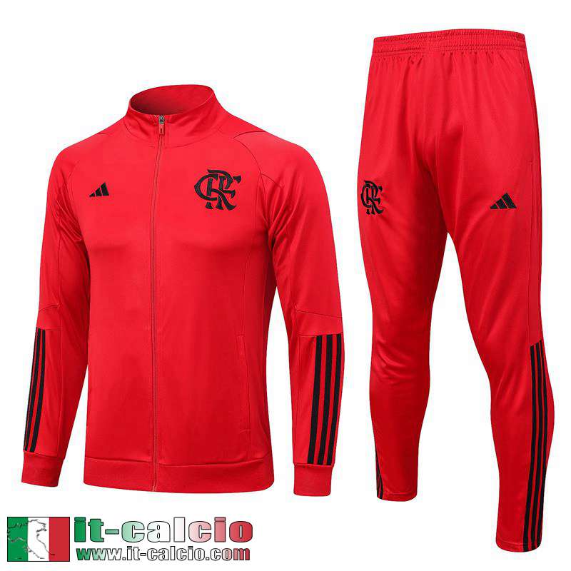 Flamengo Full-Zip Giacca rosso Uomo 2023 2024 JK698