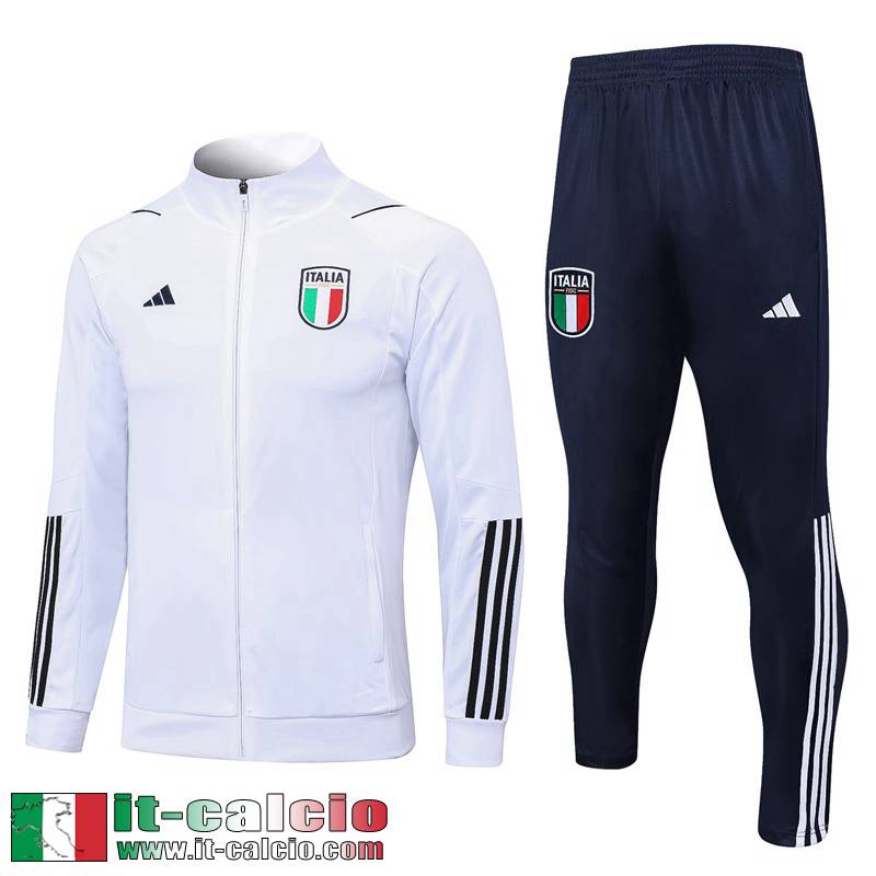 Italia Full-Zip Giacca Bianco Uomo 2023 2024 JK699