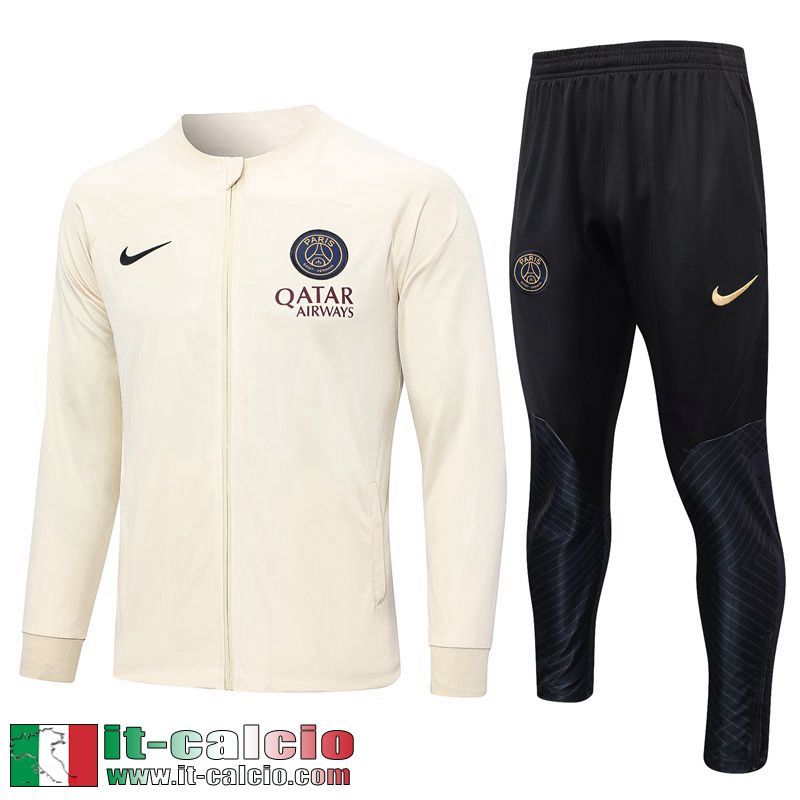 PSG Full-Zip Giacca albicocca Uomo 2023 2024 JK704