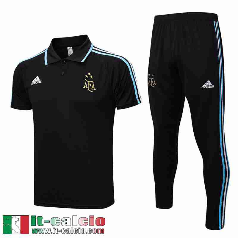 Argentina Polo Shirts nero Uomo 2022 2023 PL632