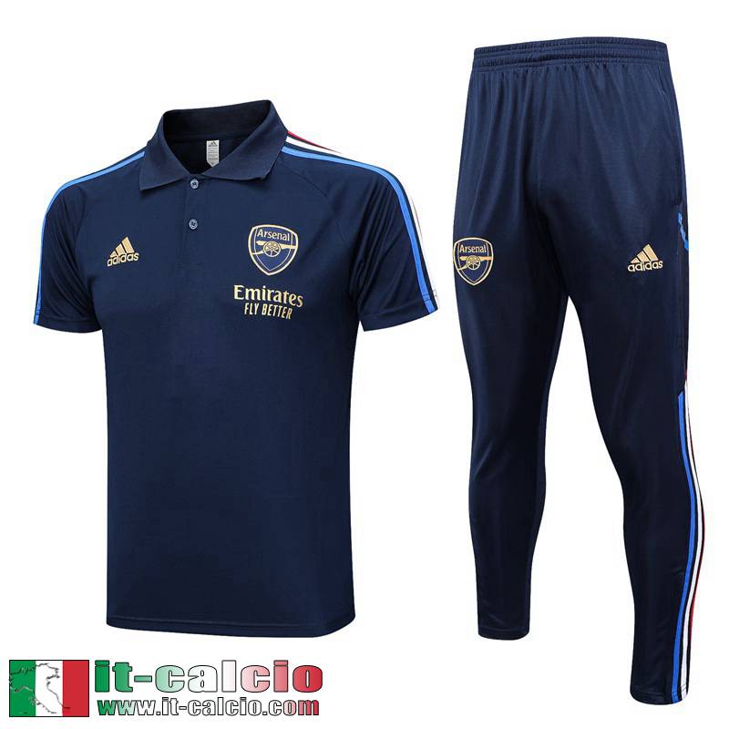 Arsenal Polo Shirts blu Uomo 2023 2024 PL656