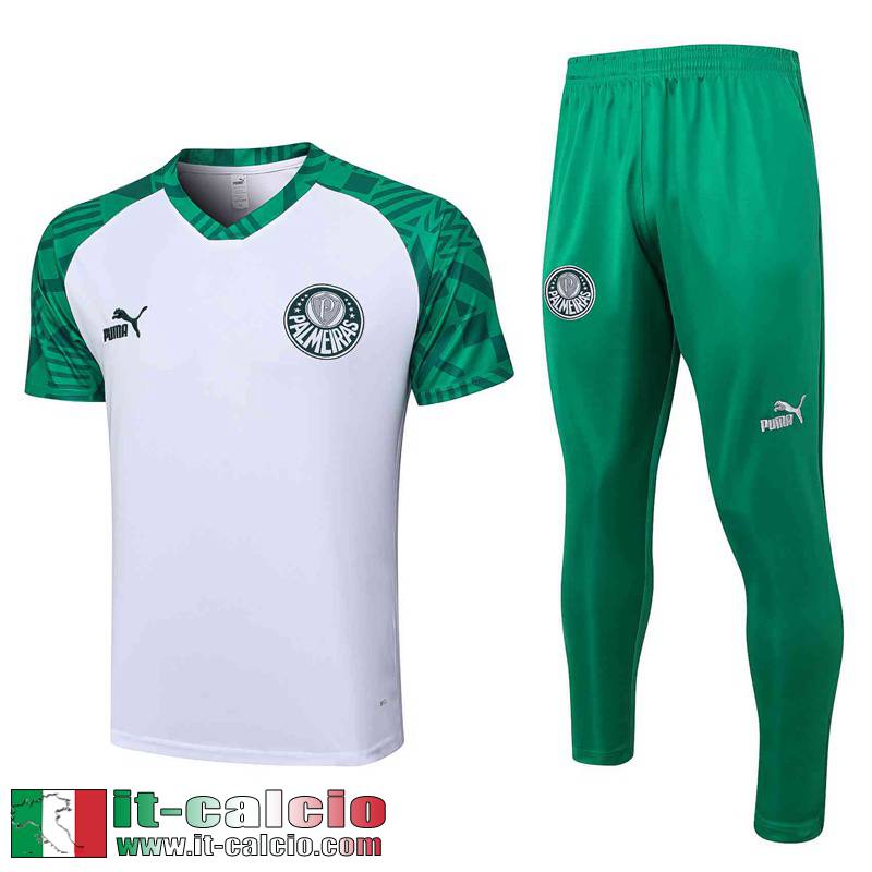 Palmeiras Polo Shirts Bianco Uomo 2023 2024 PL661