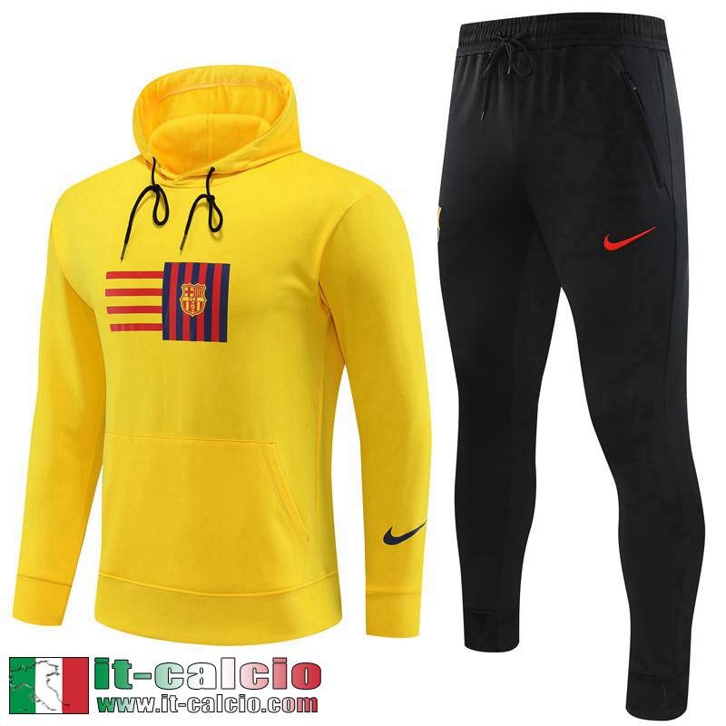 Barcellona Felpa Sportswear GIALLO Uomo 2023 2024 SW62