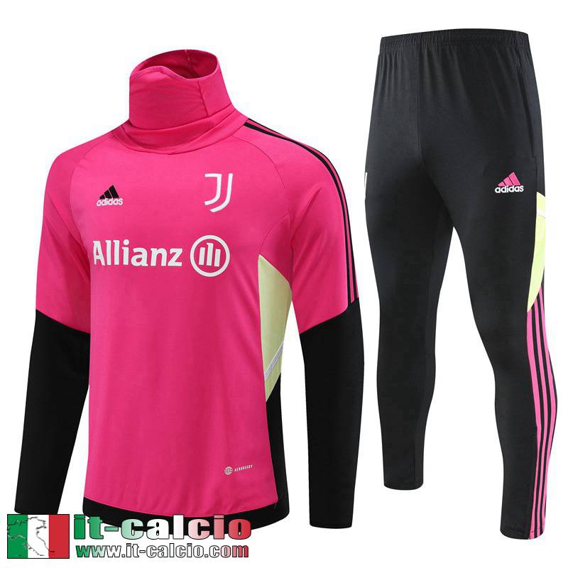 Juventus Tute Calcio Collo alto rosa Uomo 2022 2023 TG720