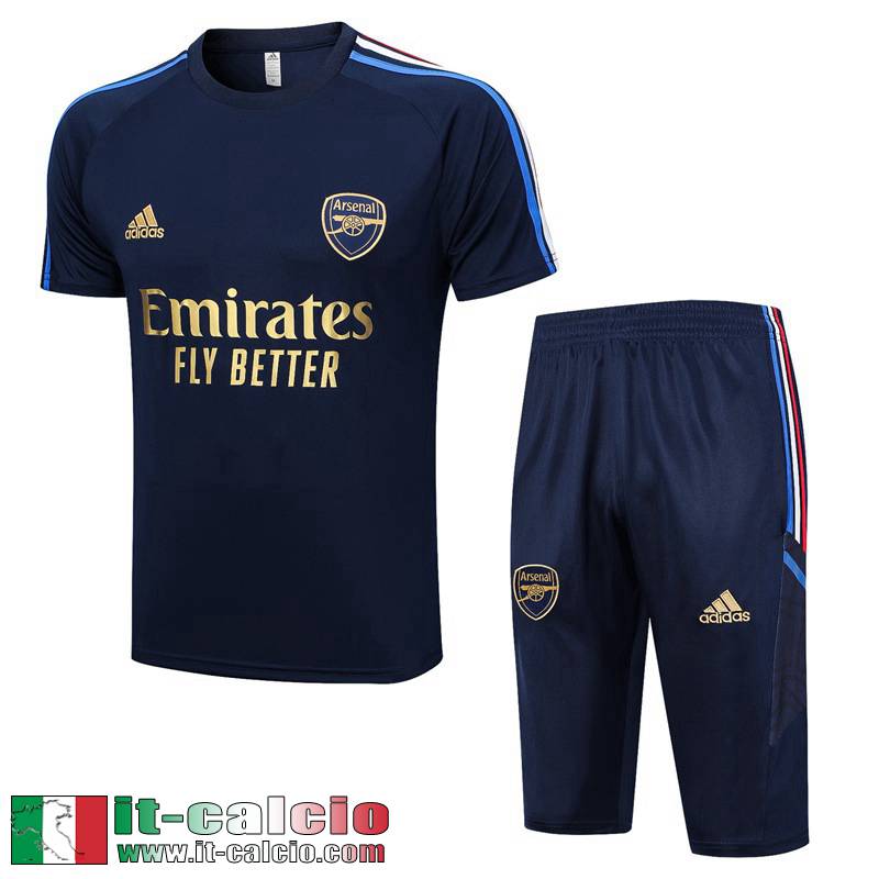 Arsenal Tute Calcio T Shirt blu Uomo 2023 2024 TG767