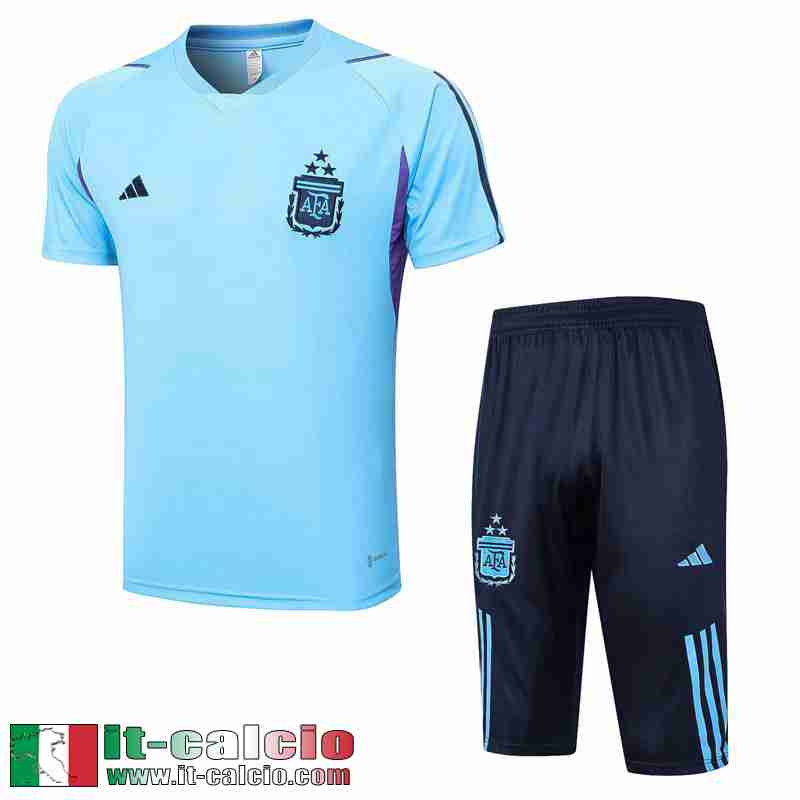 Argentina Tute Calcio T Shirt cielo blu Uomo 2023 2024 TG771