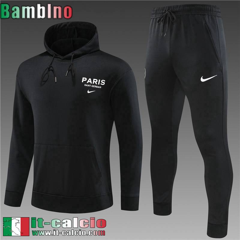 PSG Felpa Sportswear nero Bambini 2023 2024 TK548