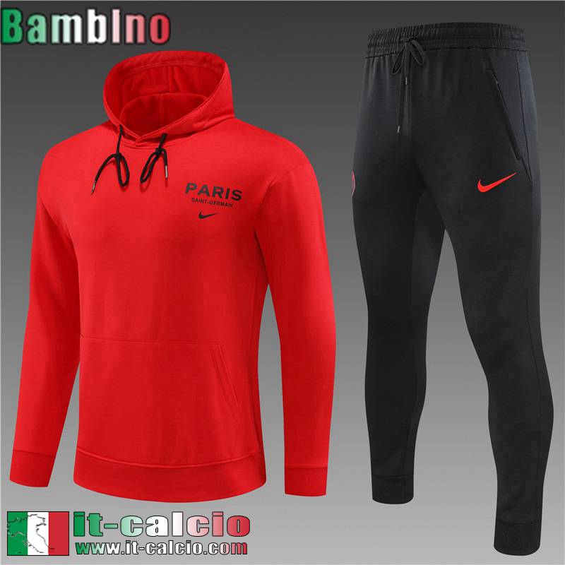 PSG Felpa Sportswear rosso Bambini 2023 2024 TK549