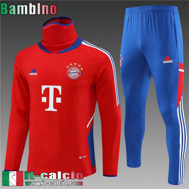 Bayern Monaco Tute Calcio blu Bambini 2022 2023 TK566