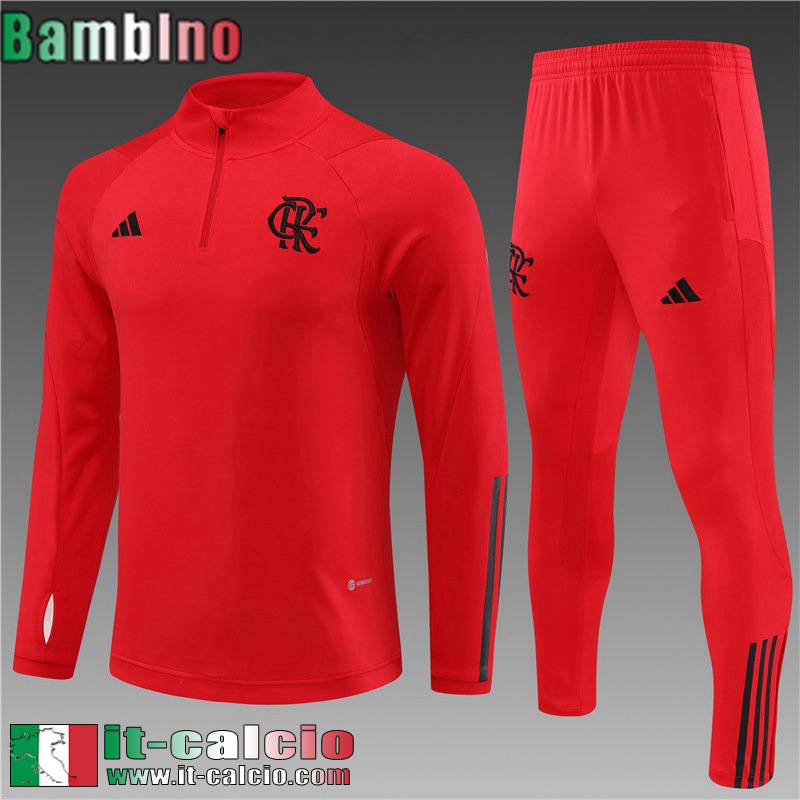 Flamengo Tute Calcio rosso Bambini 2023 2024 TK573