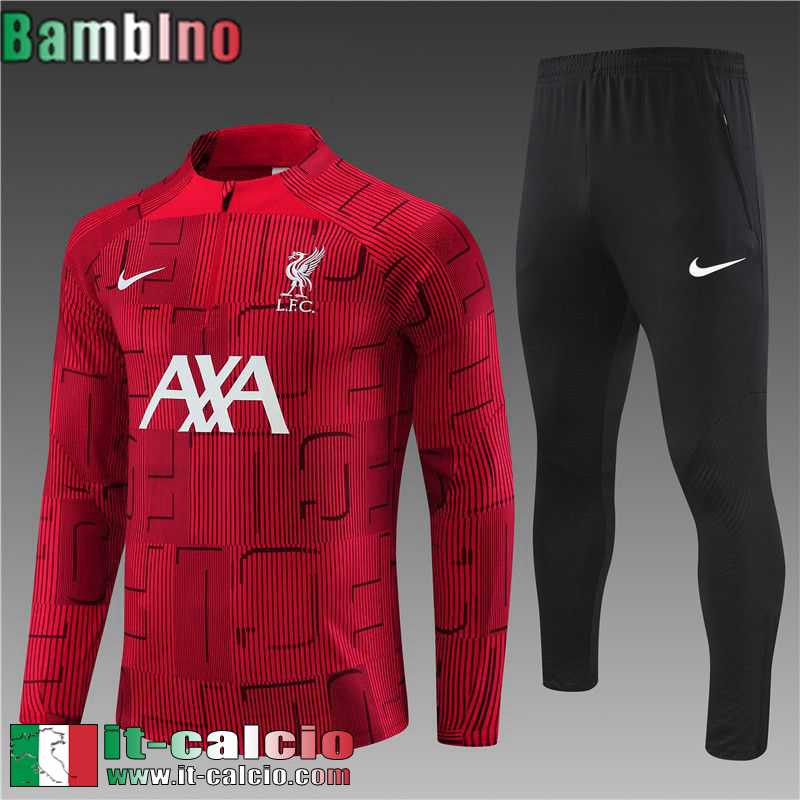 Liverpool Tute Calcio rosso Bambini 2023 2024 TK576