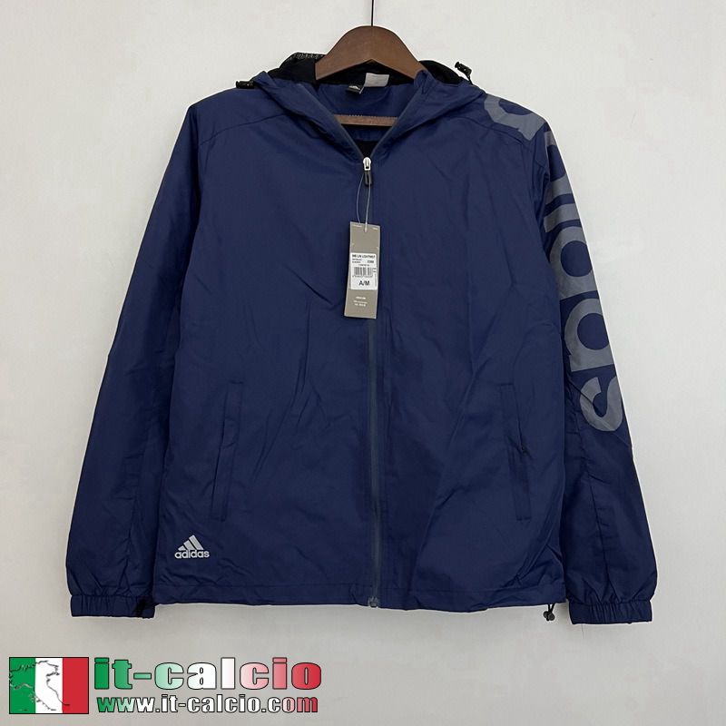 Sport Giacca a vento Cappuccio blu Uomo 2023 2024 WK266