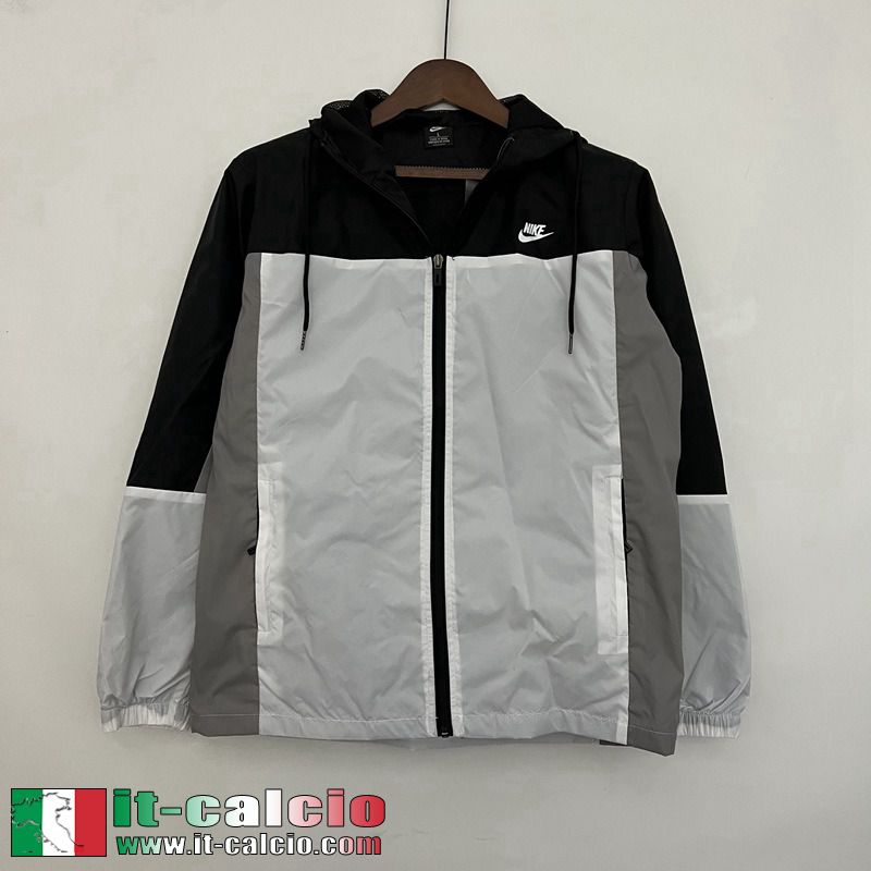 Sport Giacca a vento Cappuccio grigio Uomo 2023 2024 WK273