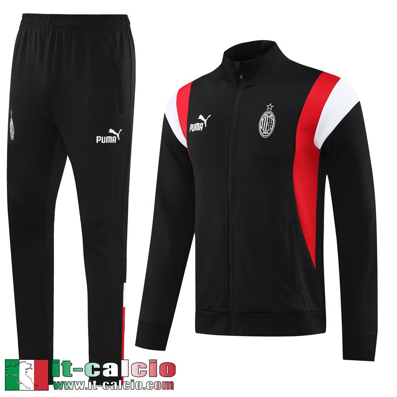 AC Milan Full-Zip Giacca nero Uomo 2023 2024 JK721