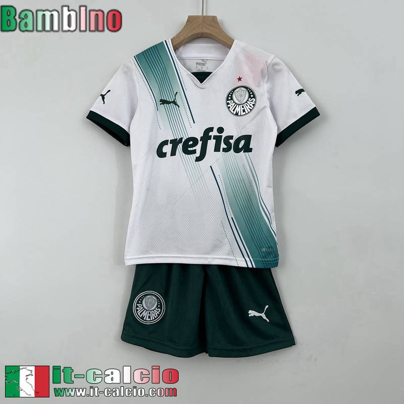 Palmeiras Maglia Calcio Seconda Bambini 2023 2024 MK09