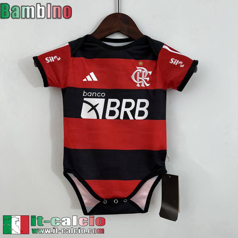 Flamengo Maglia Calcio Prima Baby 2023 2024 MK11