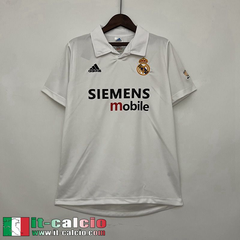 Real Madrid Retro Maglia Calcio Prima Uomo 02 03 FG243