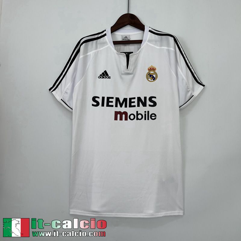 Real Madrid Retro Maglia Calcio Prima Uomo 03 04 FG248