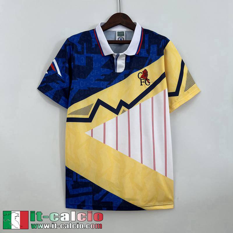 Chelsea Retro Maglia Calcio blu Uomo 1990 FG271