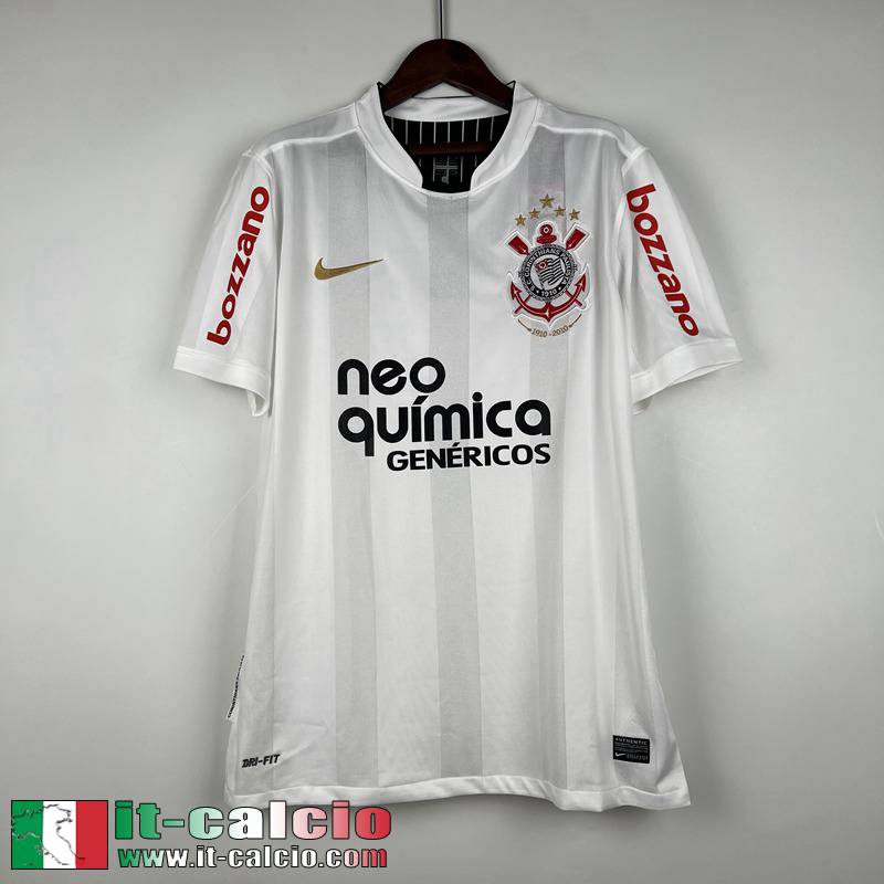 Corinthians Retro Maglia Calcio Prima Uomo 2010 FG274