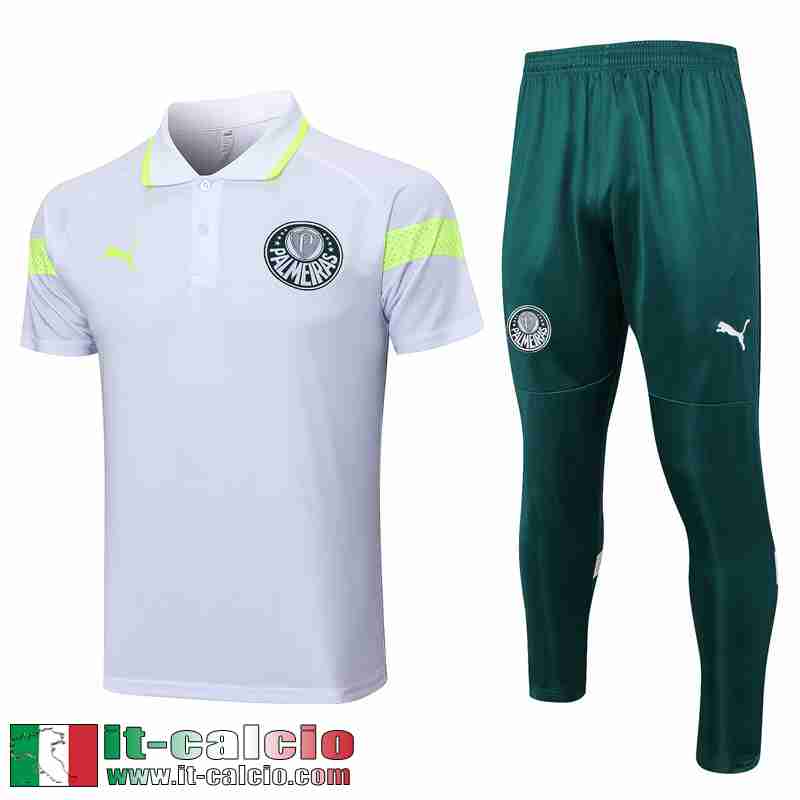 Palmeiras Polo Shirts Bianco Uomo 2023 2024 PL672