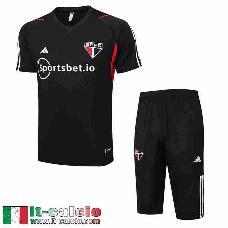 Sao Paulo Polo Shirts nero Uomo 2023 2024 PL691