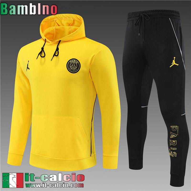 PSG Felpa Sportswear GIALLO Bambini 2023 2024 TK590