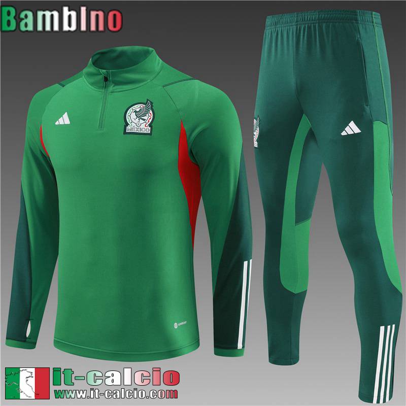 Messico Tute Calcio Verde Bambini 2023 2024 TK599