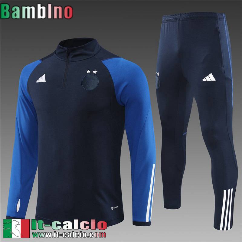 Algeria Tute Calcio blu navy Bambini 2023 2024 TK608