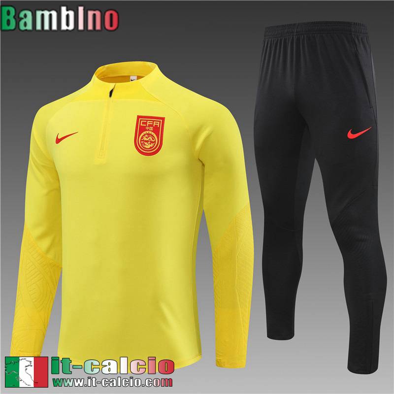 China Tute Calcio GIALLO Bambini 2023 2024 TK614