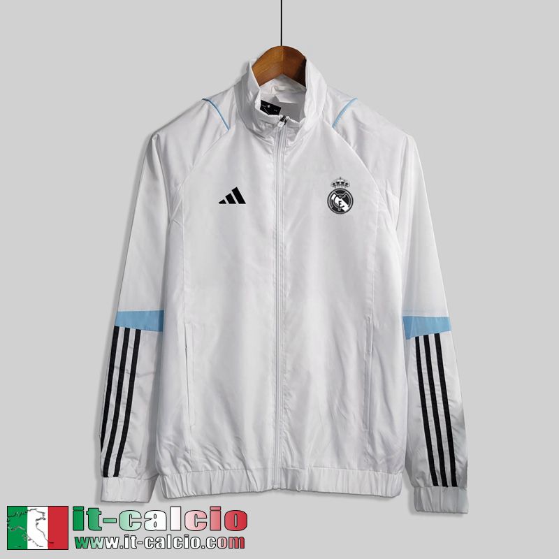 Real Madrid Giacca a vento Bianco Uomo 2023 2024 WK380