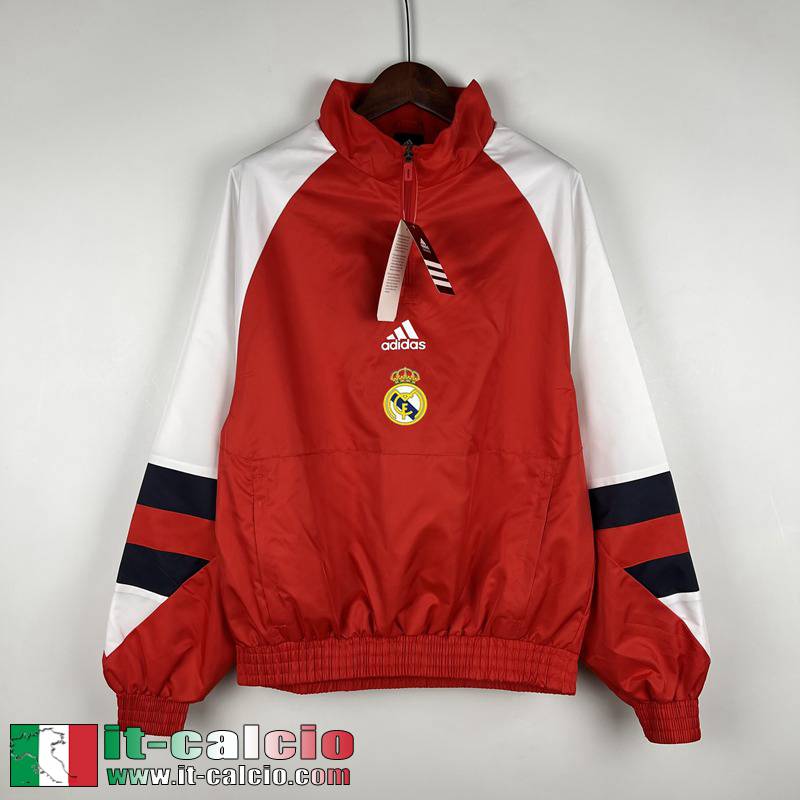 Real Madrid Giacca a vento rosso Uomo 2023 2024 WK395